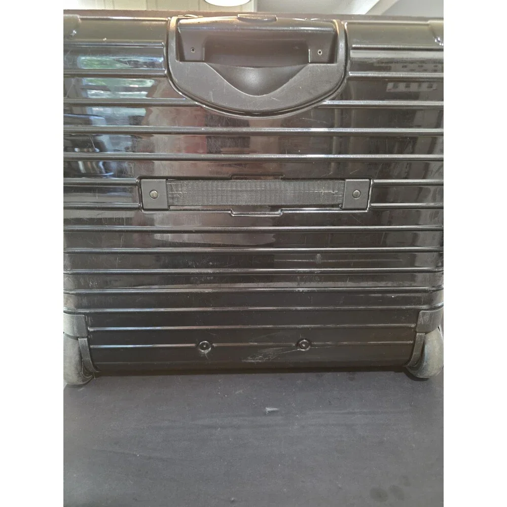 Rimowa Bolero Black Polycarbonate 2-Wheel Business Trolley Carry-On Luggage Case